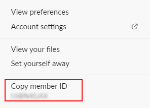 Member ID