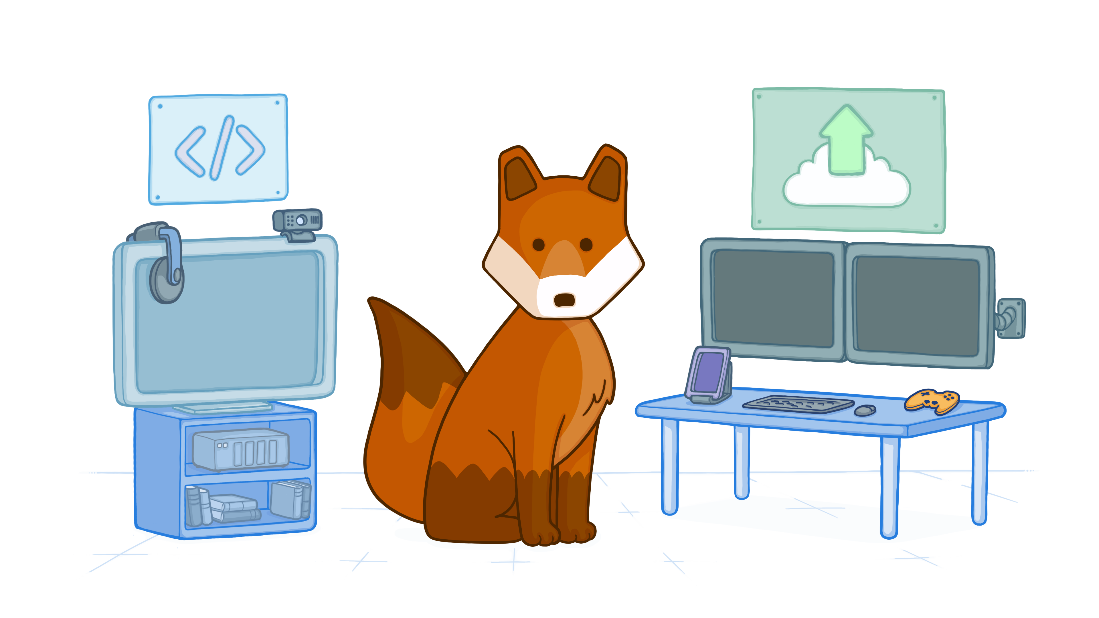 Kitsu Developer Documentation Illustration